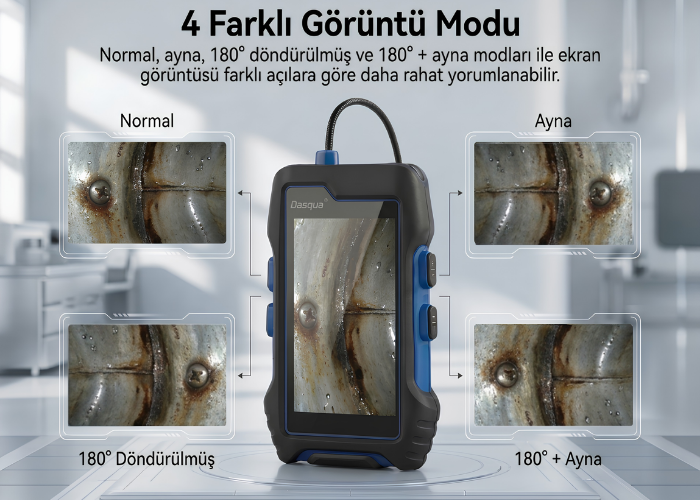 Dasqua 1030-2125 Boroskop 4 Farklı Görüntüleme Modu