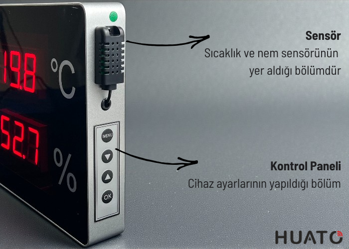 huato ısı nem ölçer