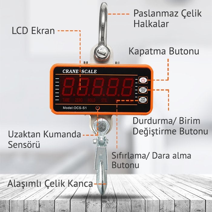 taşınabilir vinç kantar
