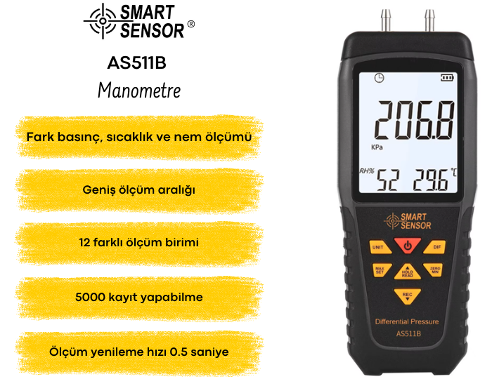 smart sensor as511b özellikler