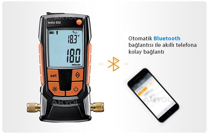 Testo 552 vakum ölçer