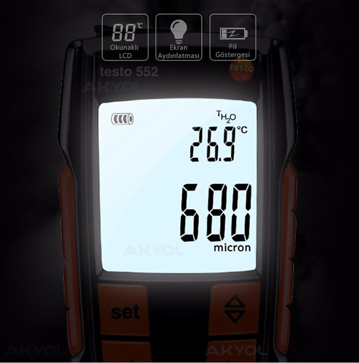 Test-552 vakum ölçüm cihazı