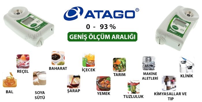 atago pal 3 dijital rekraktometre özellikleri