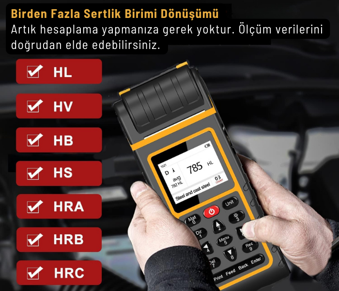 leeb sertlik ölçer birimleri