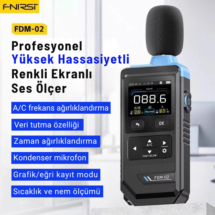 FDM-02 Desibel Ölçer 