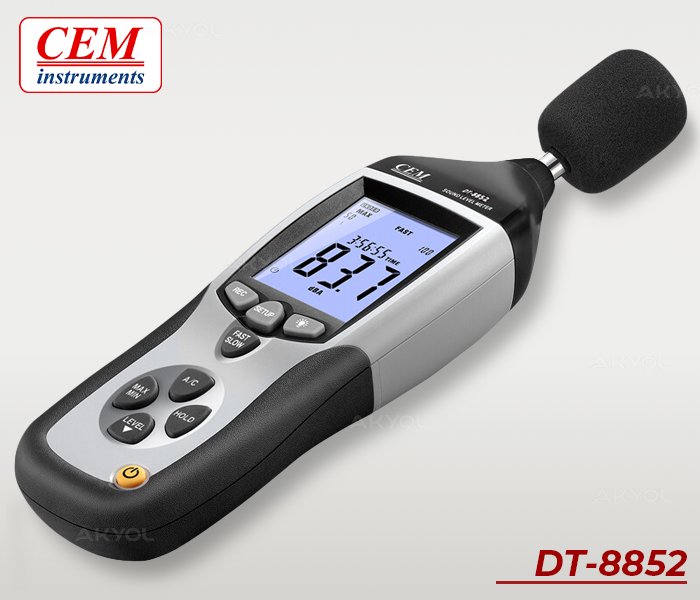 dt8852 desibel kayıt cihazı