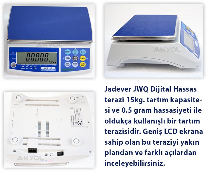 jadever 15 kg terazi