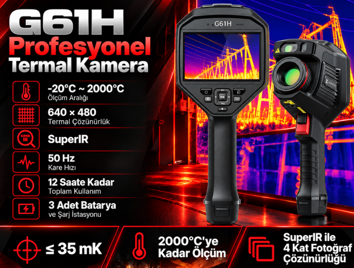 HIKMICRO G61H profesyonel termal kamera