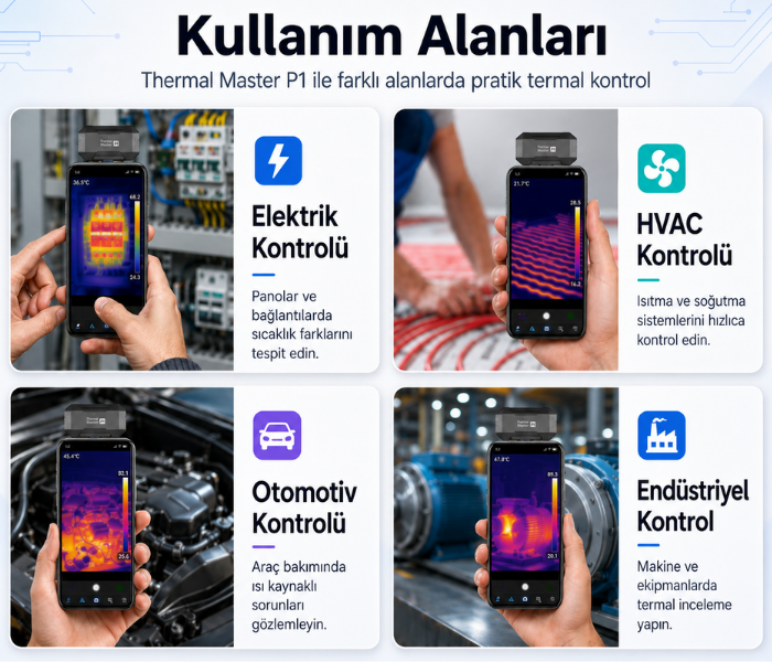 Cep telefonu termal kamera