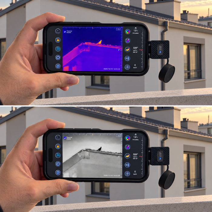 Thermal Master T2 Max ile güvercin termal gözlemi
