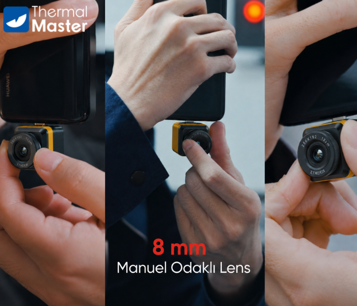 15x dijital zoom termal kamera