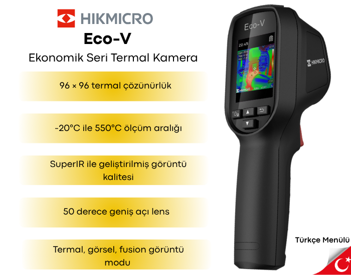 HIKMICRO Eco-V Ekonomik Seri Termal Kamera Özellikleri