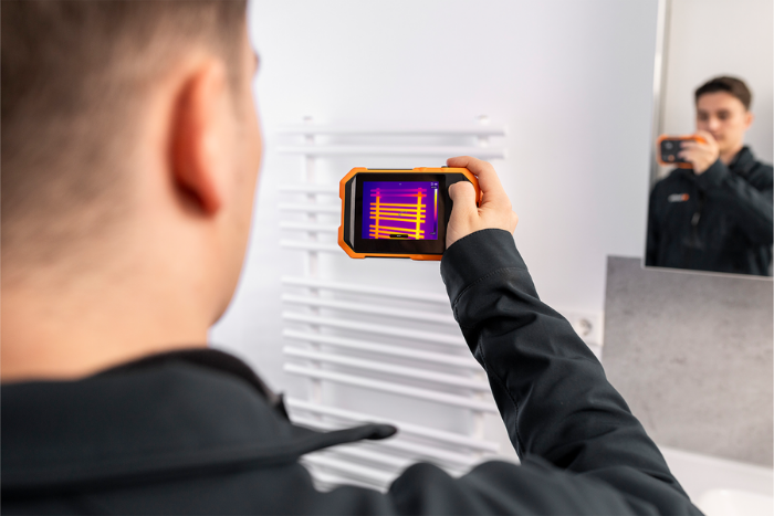 Testo 862-1 ile havlupan sıcaklık dağılımı kontrolü
