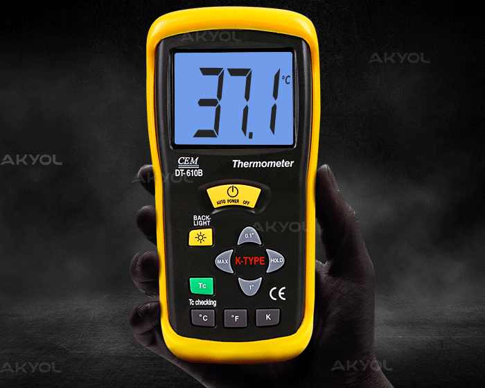 DT-610B k tipi prob termometre