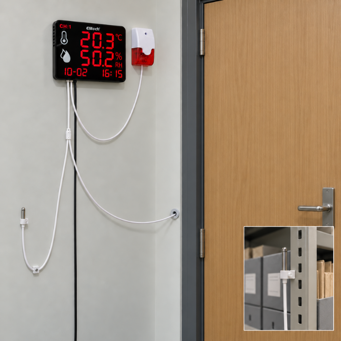 Elitech DR-230 THDE ile arşiv ortamında sıcaklık ve nem takibi