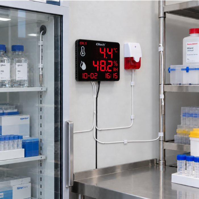 Elitech DR-230 THDE ile laboratuvarda sıcaklık ve nem takibi
