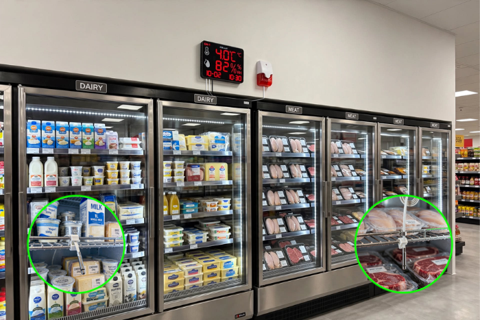 Elitech DR-230 THDE ile market soğutucu dolaplarında sıcaklık ve nem takibi