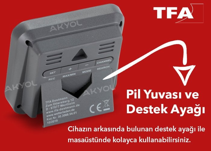 tfa wireless havuz termometresi