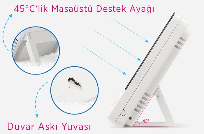 ECO 60 iç ve dış ortam sıcaklık ölçer