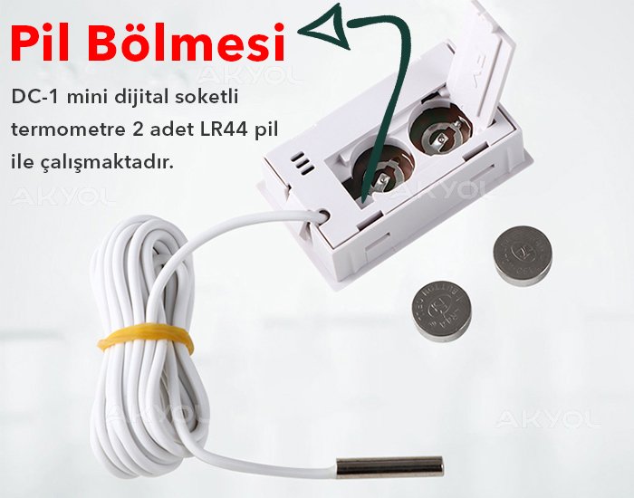 dc-1 buzdolabı termometresi