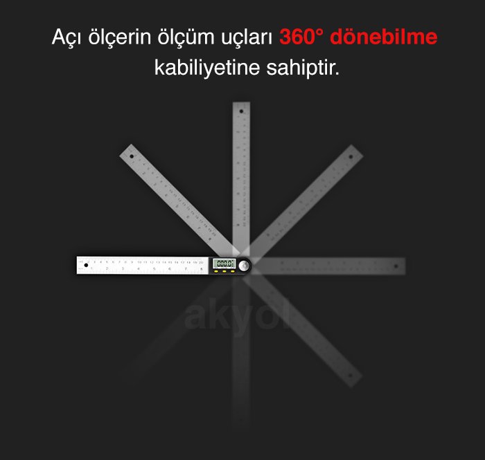 açı ölçer 5422-200