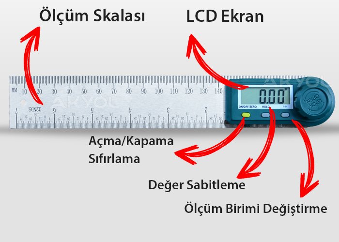 dijital açı ölçer fiyat