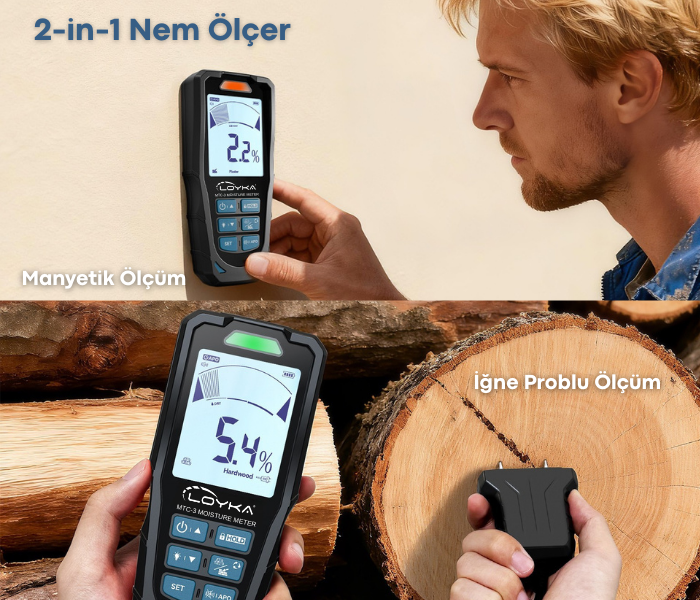 MTC-3 2-in-1 Nem Ölçer