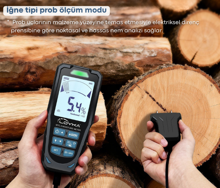 MTC-3 İğne Tipi Prob ile Ölçüm Modu