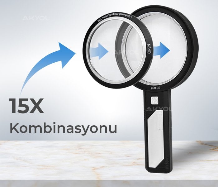 2290 el tipi büyüteç