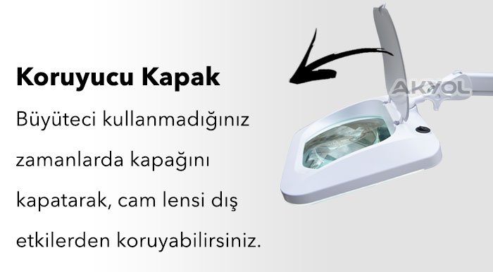 6020-8 ayaklı büyüteç