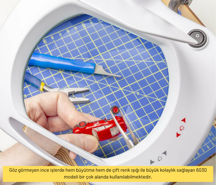 6030-8 geniş mercekli büyüteç