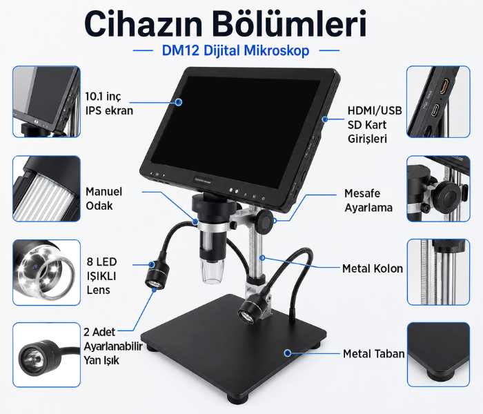 PCB inceleme mikroskobu