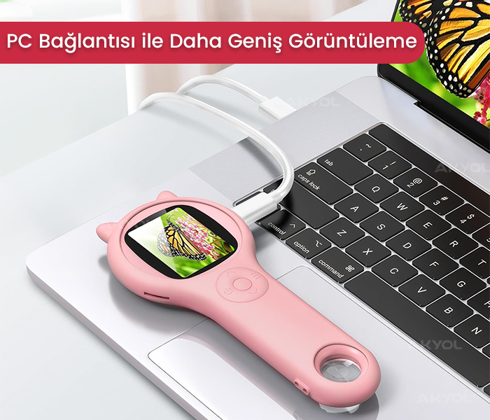 USB bağlantılı mikroskop