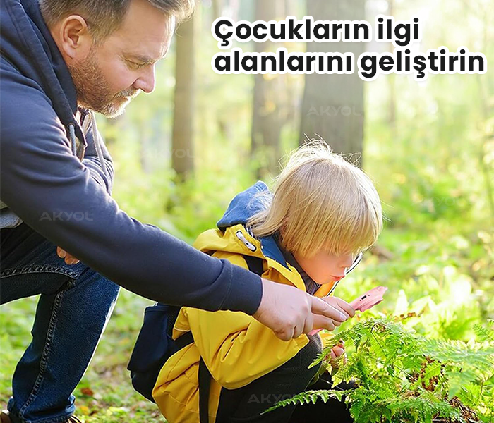 Çocuklar için eğitim mikroskobu