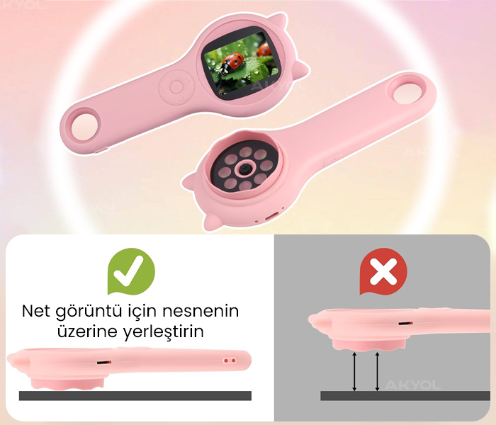 Çocuklar için bilim seti mikroskobu