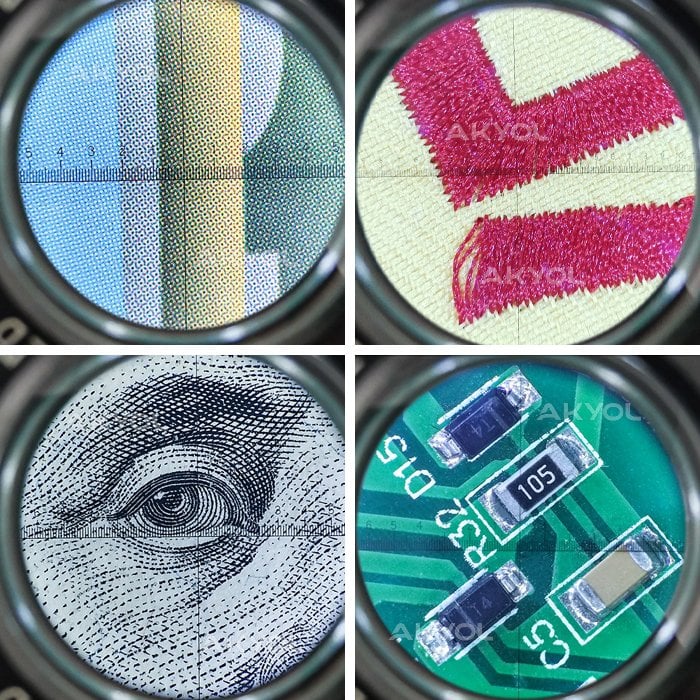 10x yakınlaştırma yapan büyüteç