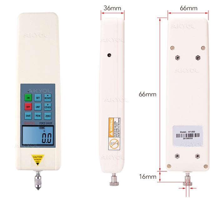 HF 1000 dijital kuvvet ölçer