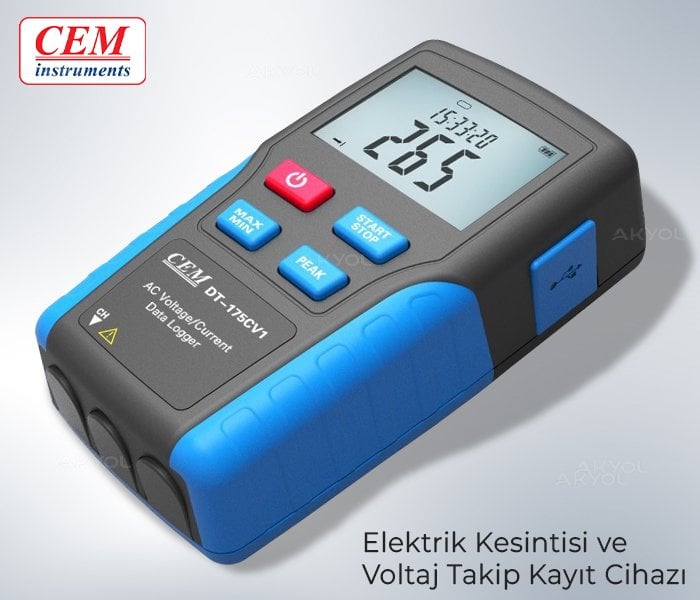 Cem dt-175cv1 elektrik kesinti kayıt cihazı