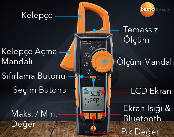 Bluetooth Pens Ampermetre