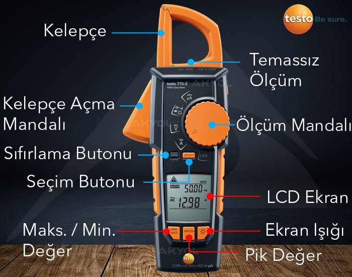 testo 770-2 ani akım ölçer