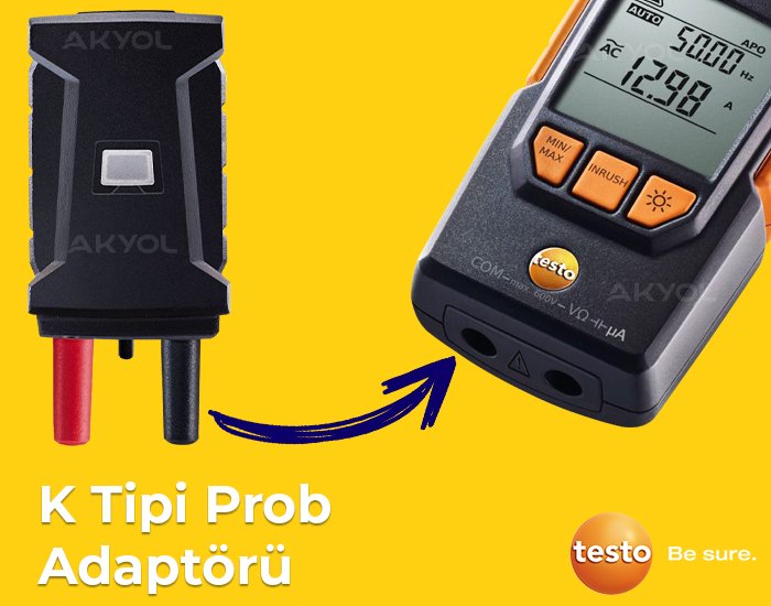 testo 770-2 AC DC gerilim ölçer