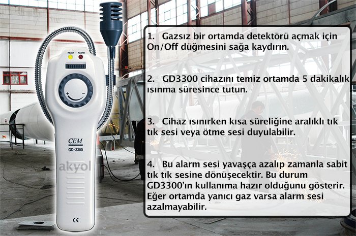 gd3300 gaz ölçüm cihazı