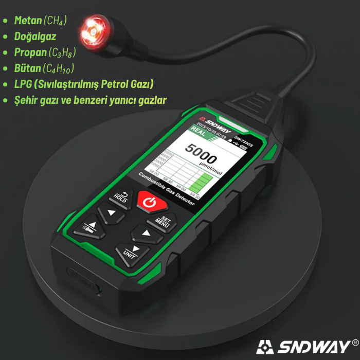 sndway gaz kaçak dedektörü