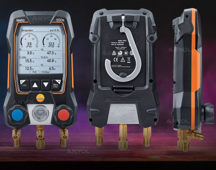 Testo 550s sızdırmazlık test cihazı