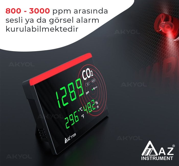 AZ 7729 sıcaklık ve nem ölçer