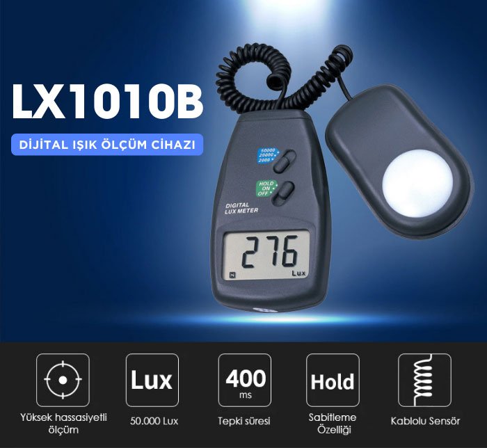 lx1010b ışık ölçer