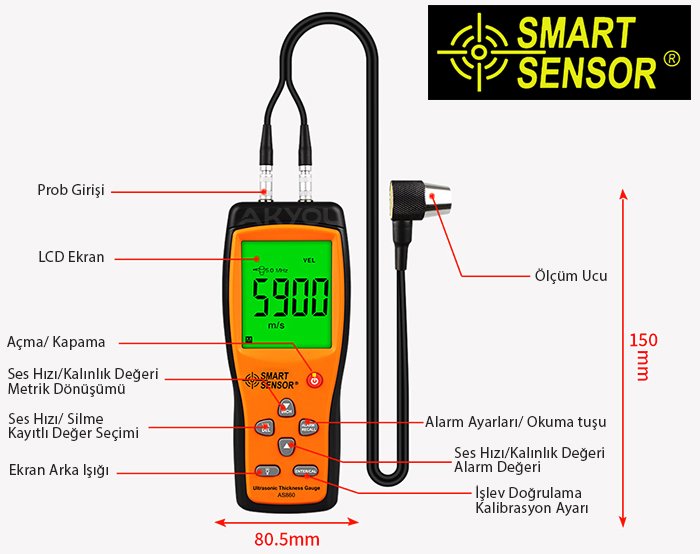 smart-sensor-as860-ultrasonik-kalınlık-ölçer