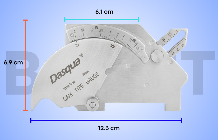 Dasqua 8511-0030 Kaynakçı Kumpası Boyutları