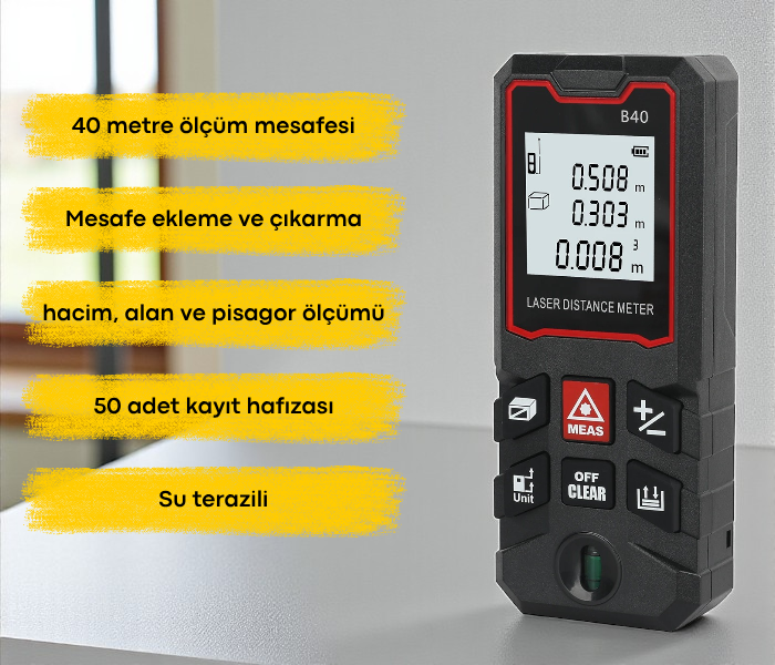 b40 lazermetre