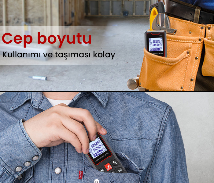 lazerli mesafe ölçer